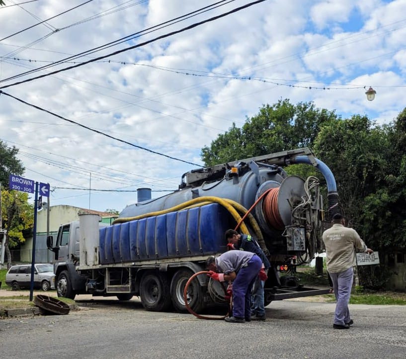 Avanzan en los trabajos de red cloacal